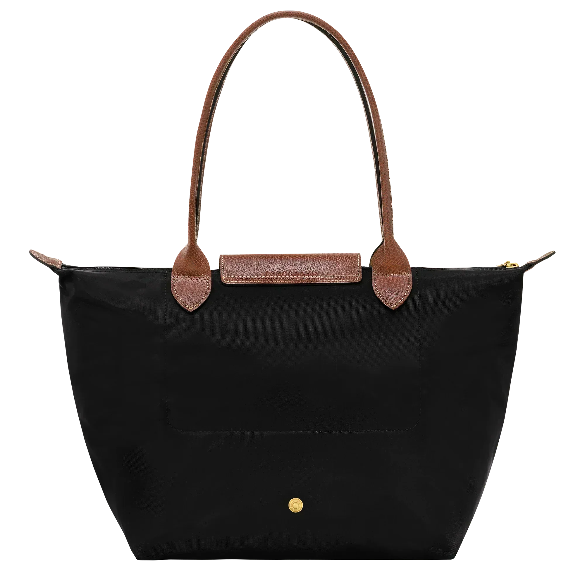 Damen Schwarze Mittlere Nylon Tote Bag