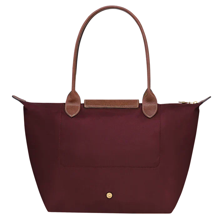 Damen Bordeaux Mittlere Nylon Tote Bag
