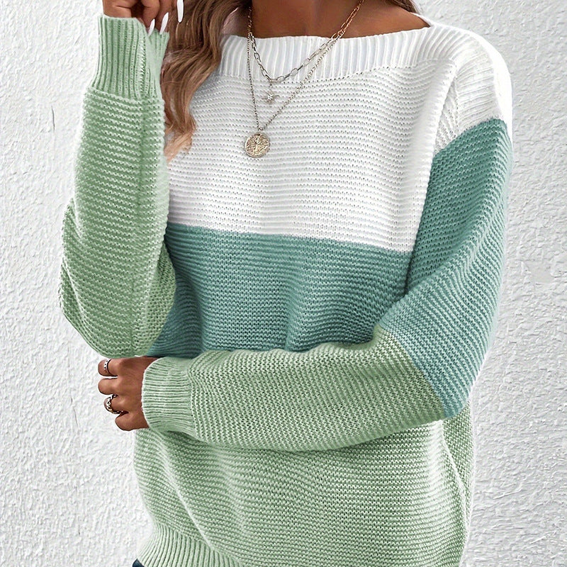 Langarm Pullover Damen kuschelig warm