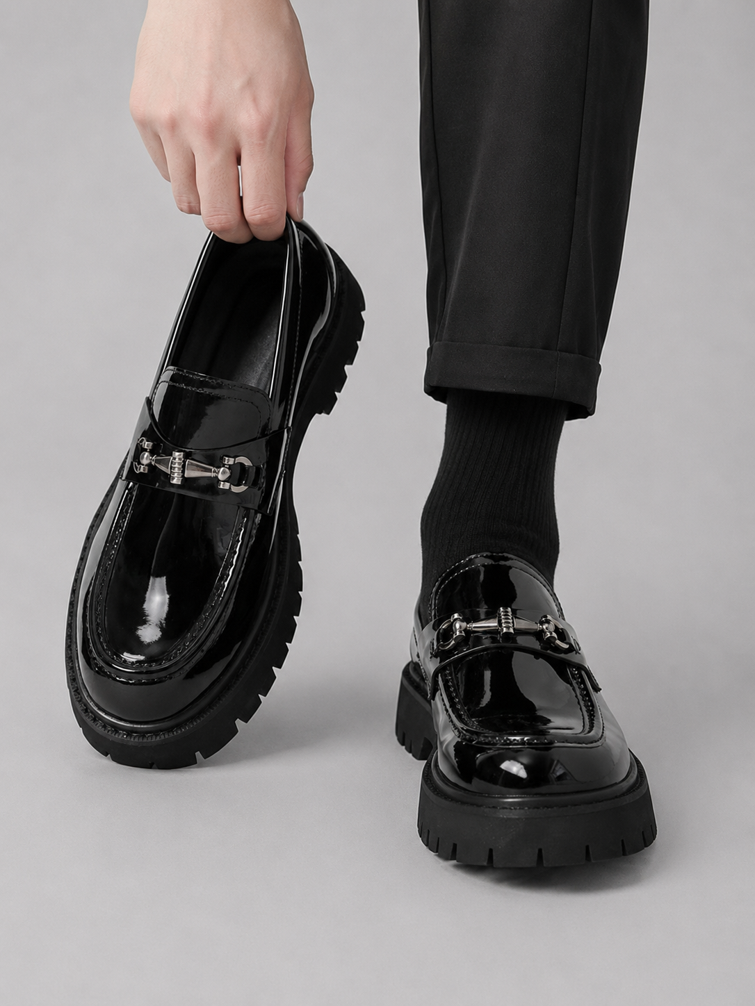 Herren Loafer mit dicker Sohle