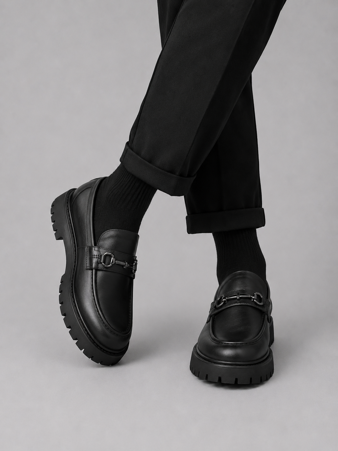 Herren Loafer mit dicker Sohle