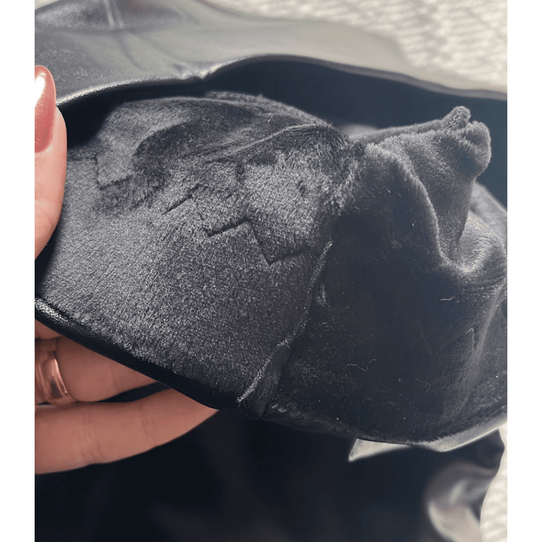 Damen gefütterte Lederleggings warm und elastisch