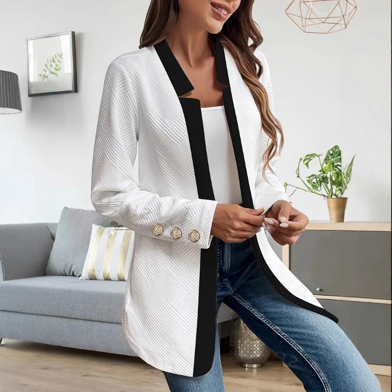Damen Blazerjacke mit figurbetonter Passform