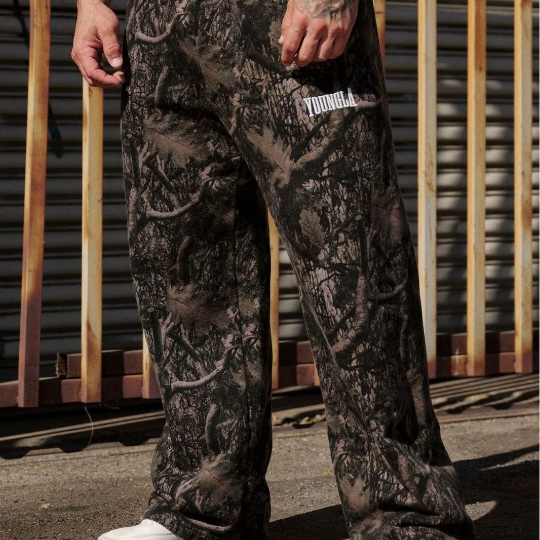 Herren weite Jogginghose mit Camouflage Muster