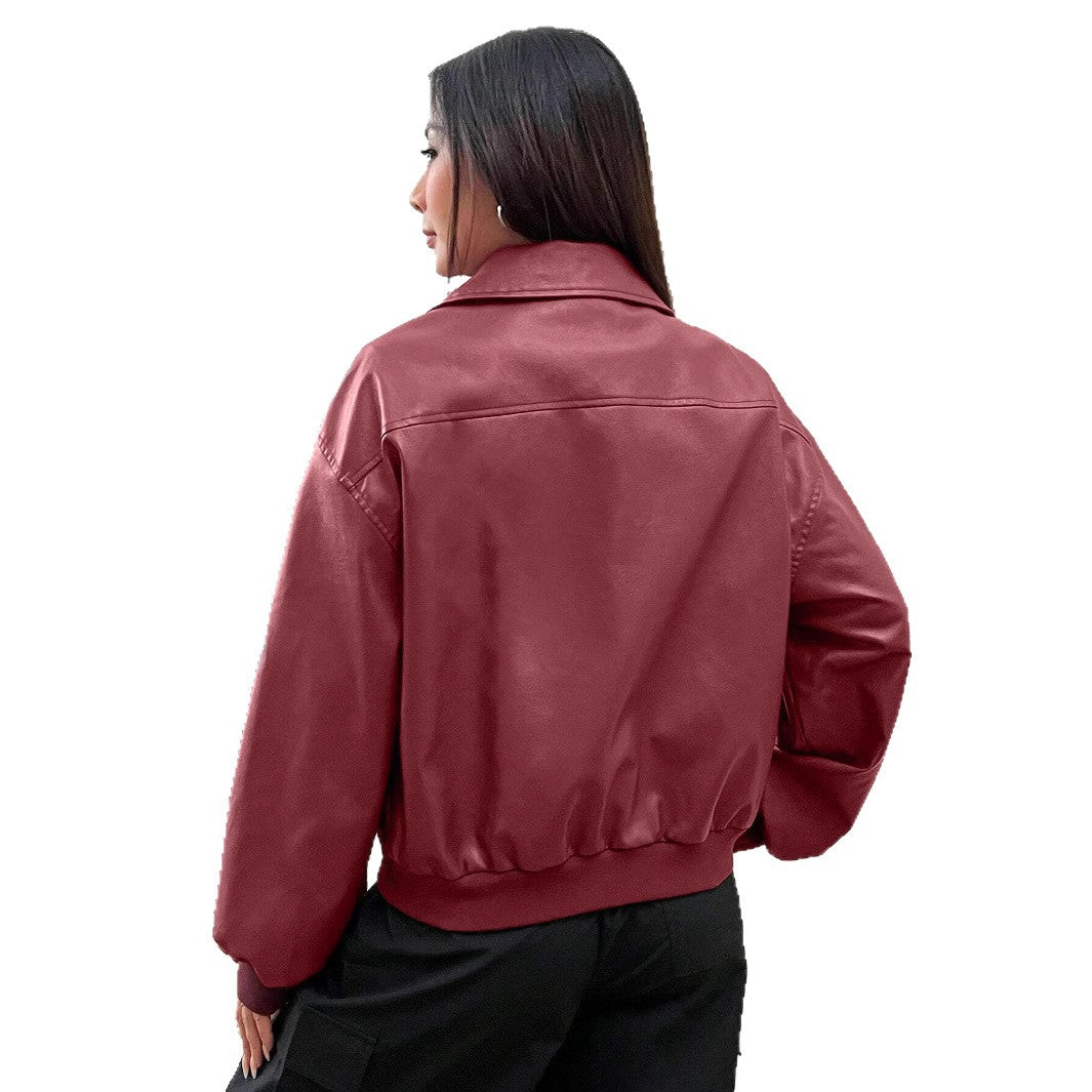 Damen Bomberjacke mit Reißverschluss