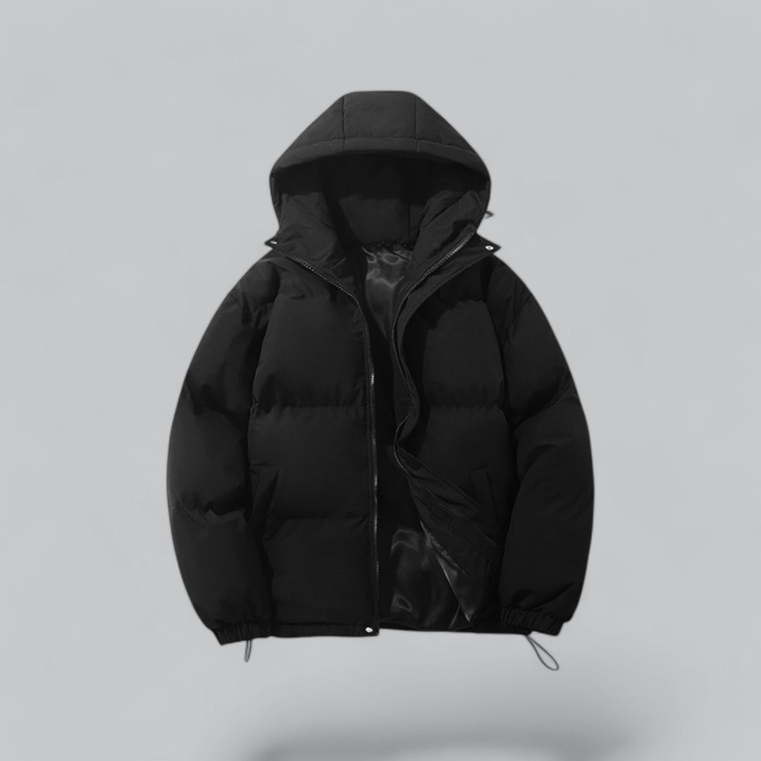 Herren Steppjacke mit Kapuze