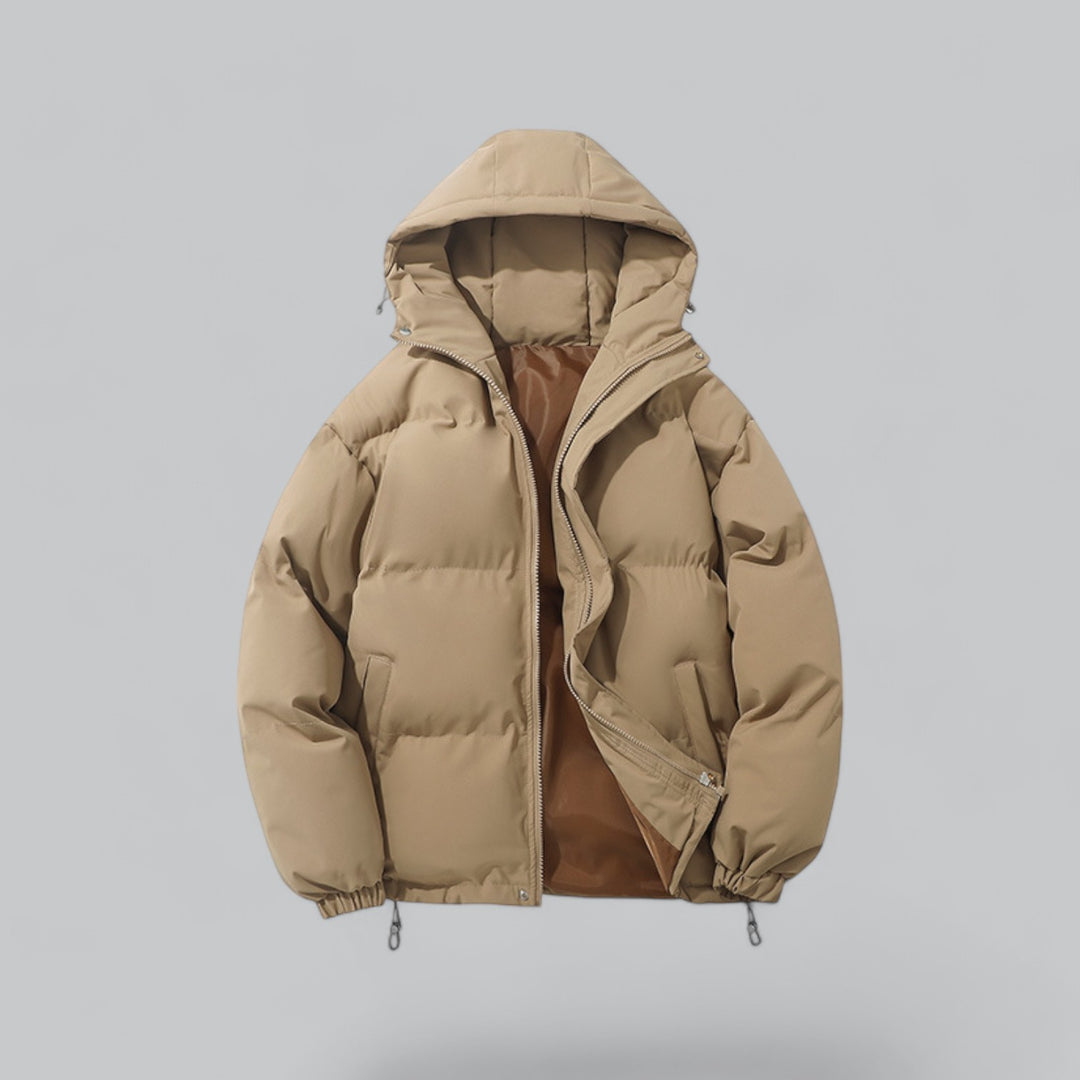 Herren Steppjacke mit Kapuze