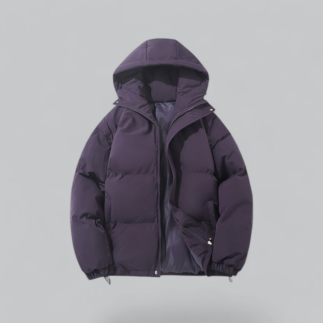 Herren Steppjacke mit Kapuze