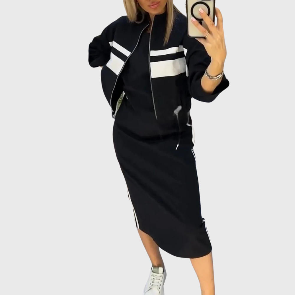 Damen elegantes Zweiteiler Set