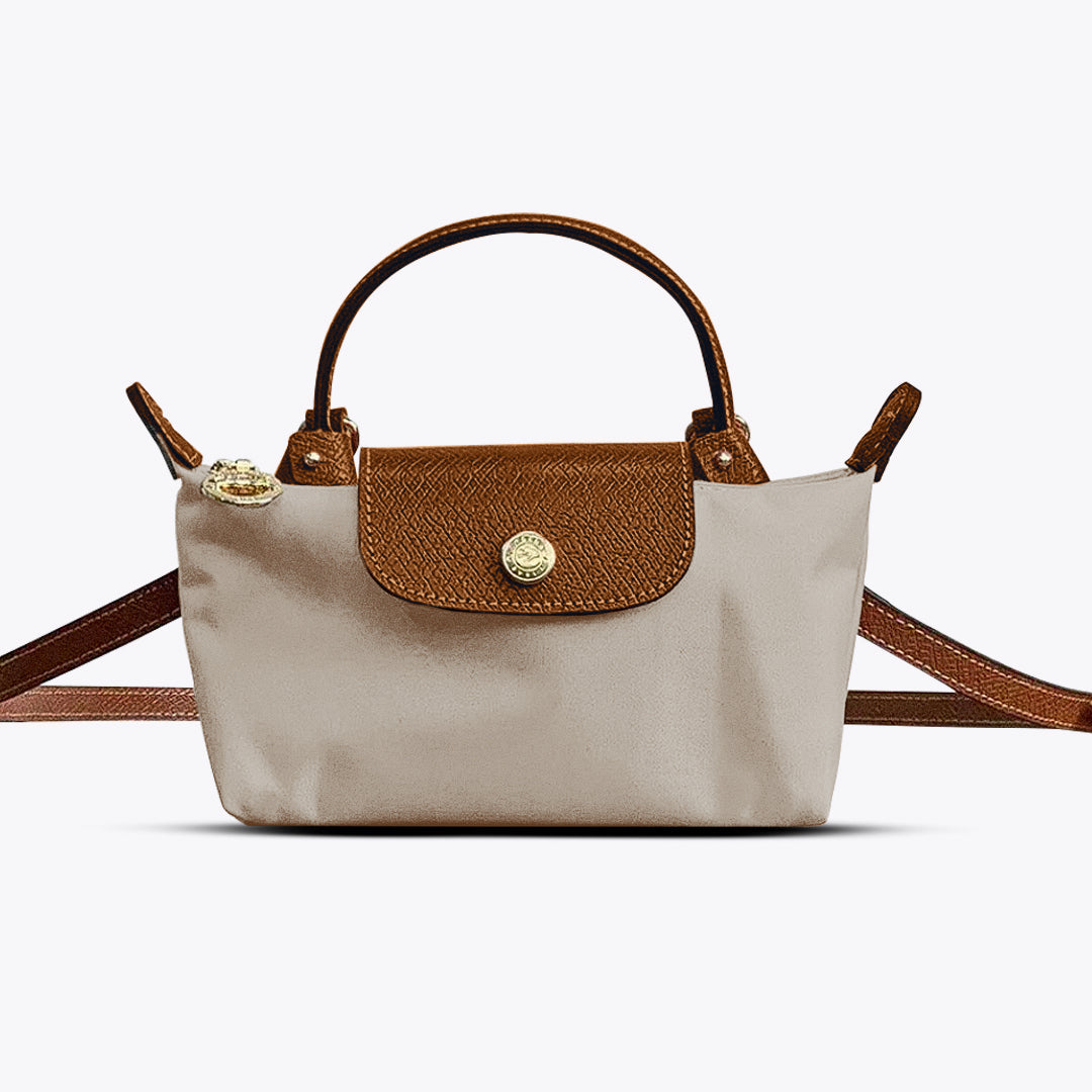 Damen Mini Crossbody Tasche aus Leder mit verstellbarem Trageriemen