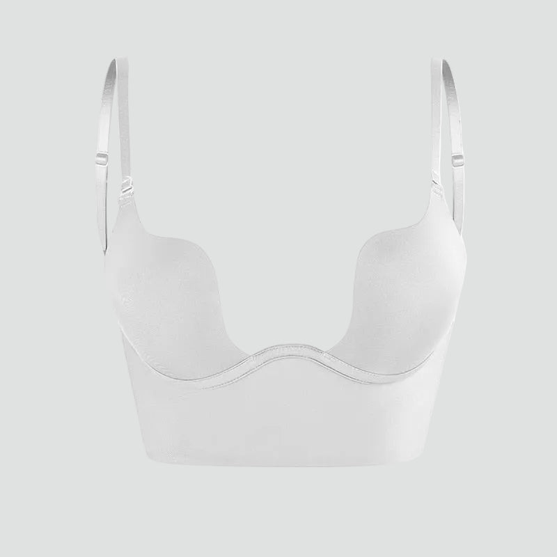 Damen BH Push Up mit transparenten Trägern