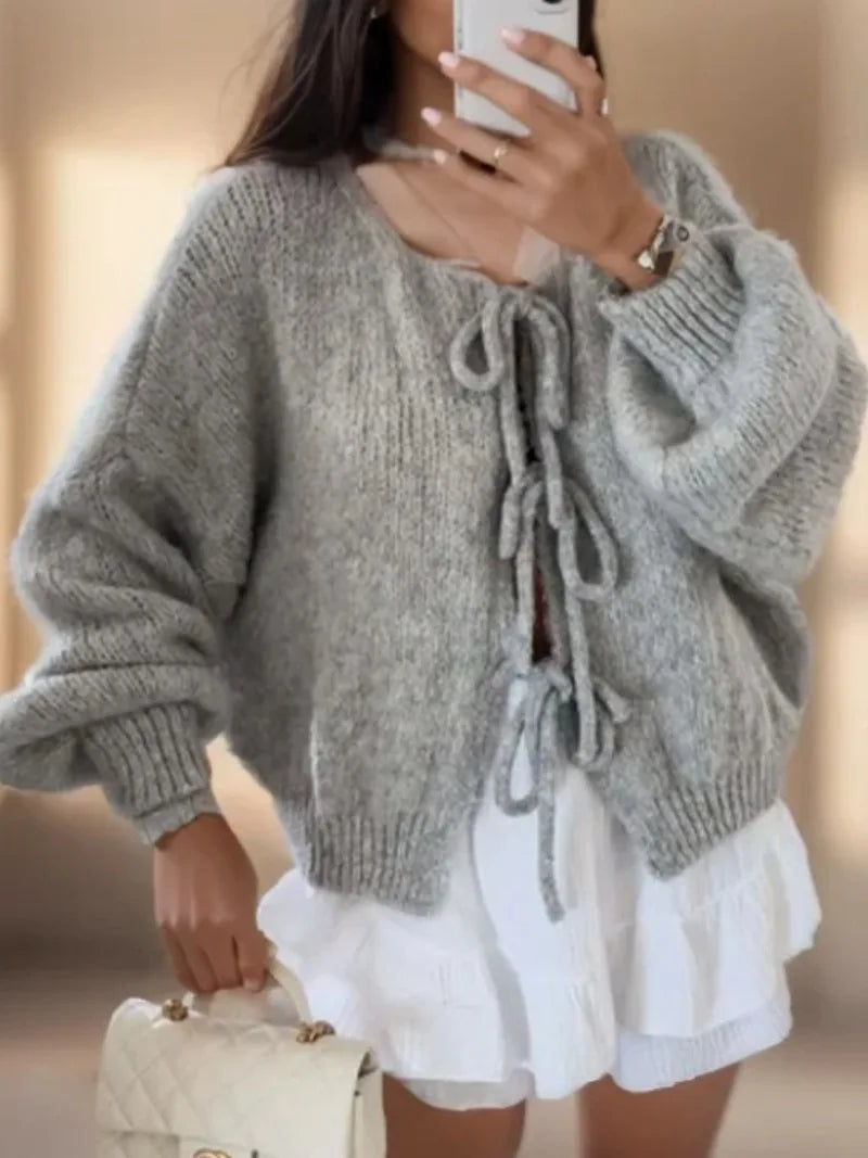 Damen Langarm Cardigan