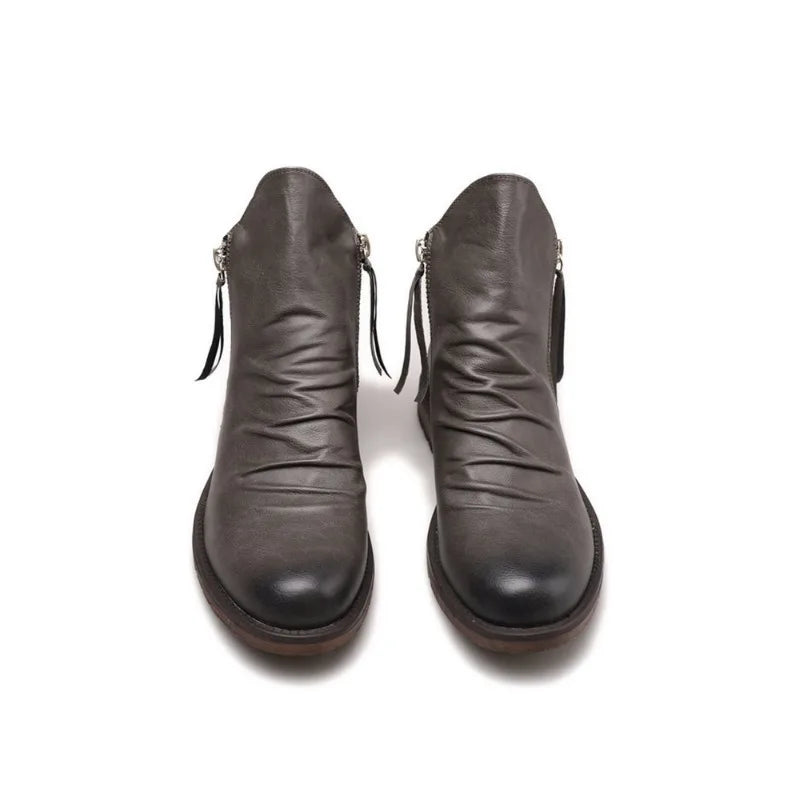 Herren Chelsea Boots mit Reißverschluss