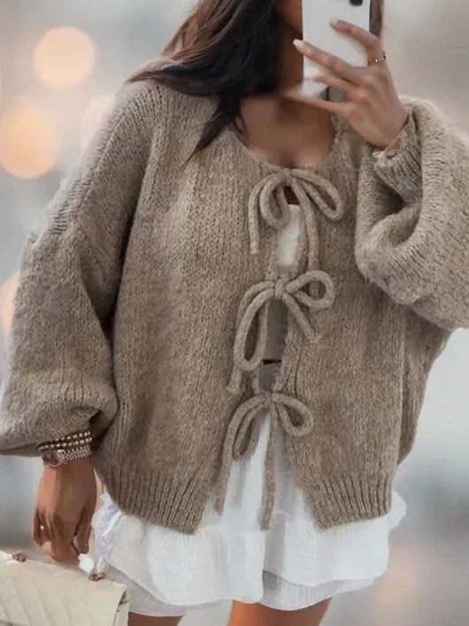 Damen Langarm Cardigan