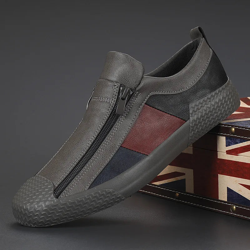 Herren Slipper-Sneaker mit Reißverschluss