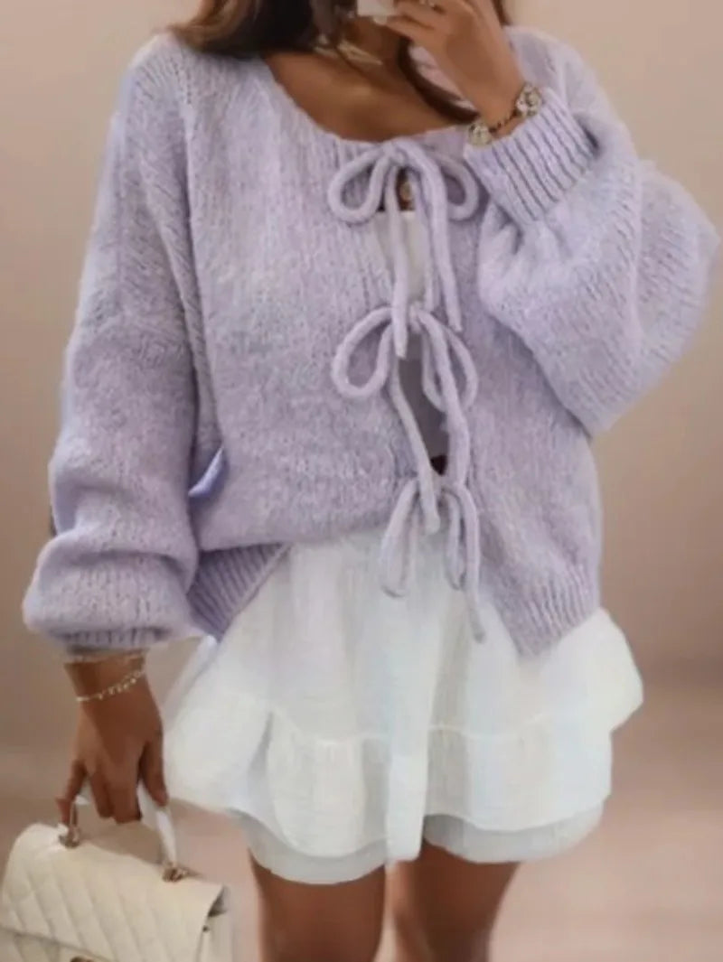 Damen Langarm Cardigan