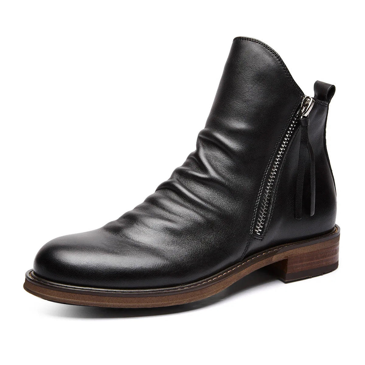Herren Chelsea Boots mit Reißverschluss