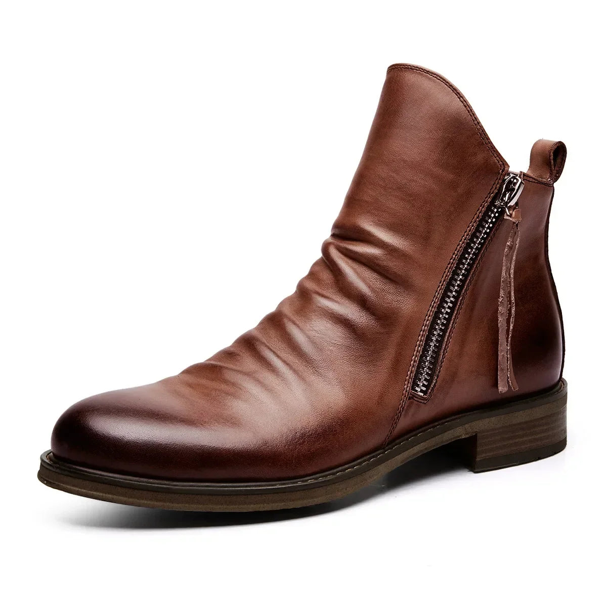 Herren Chelsea Boots mit Reißverschluss