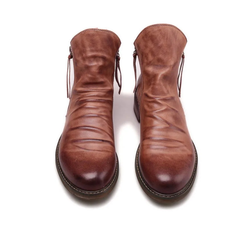 Herren Chelsea Boots mit Reißverschluss