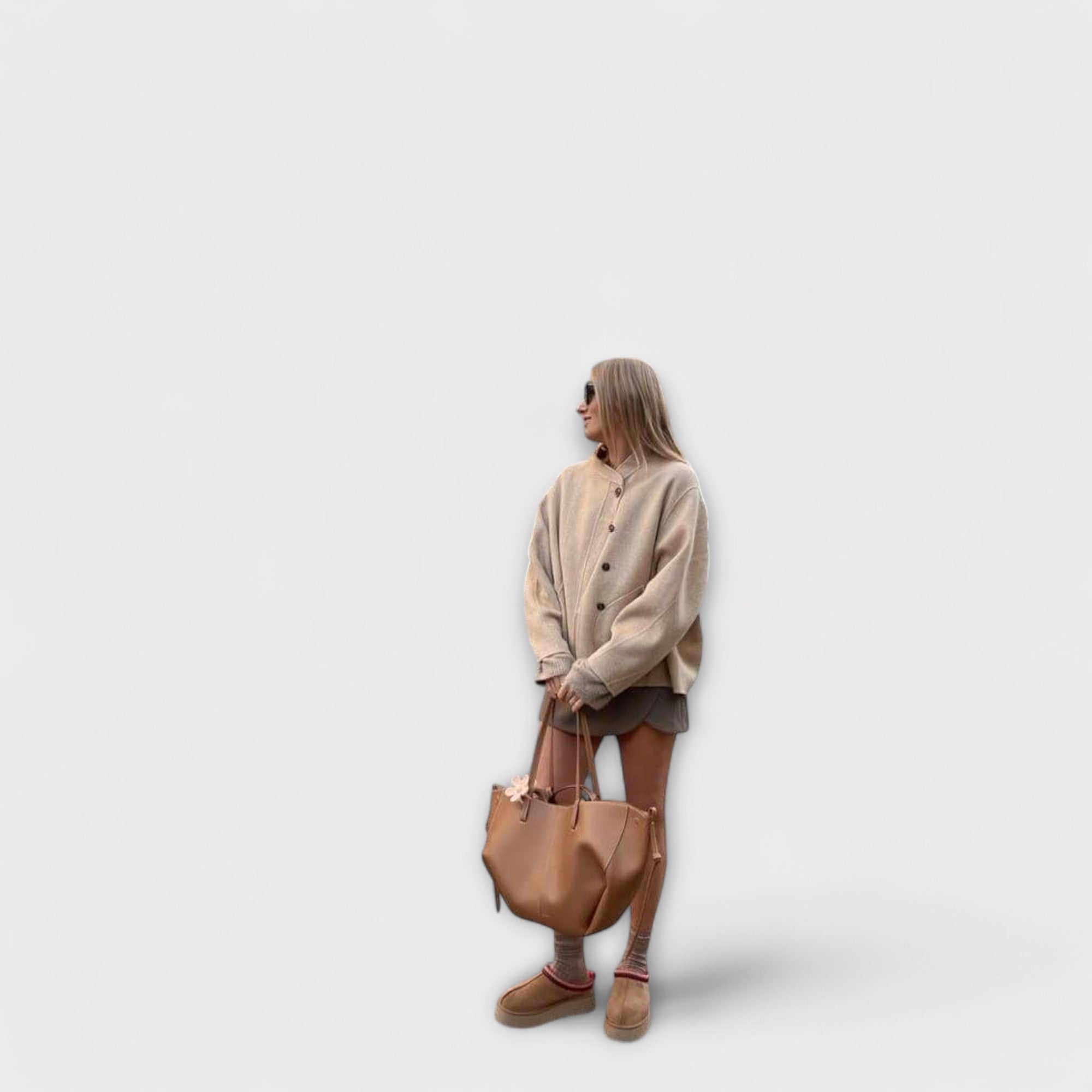 Minimalistische Alltagshandtasche Damen