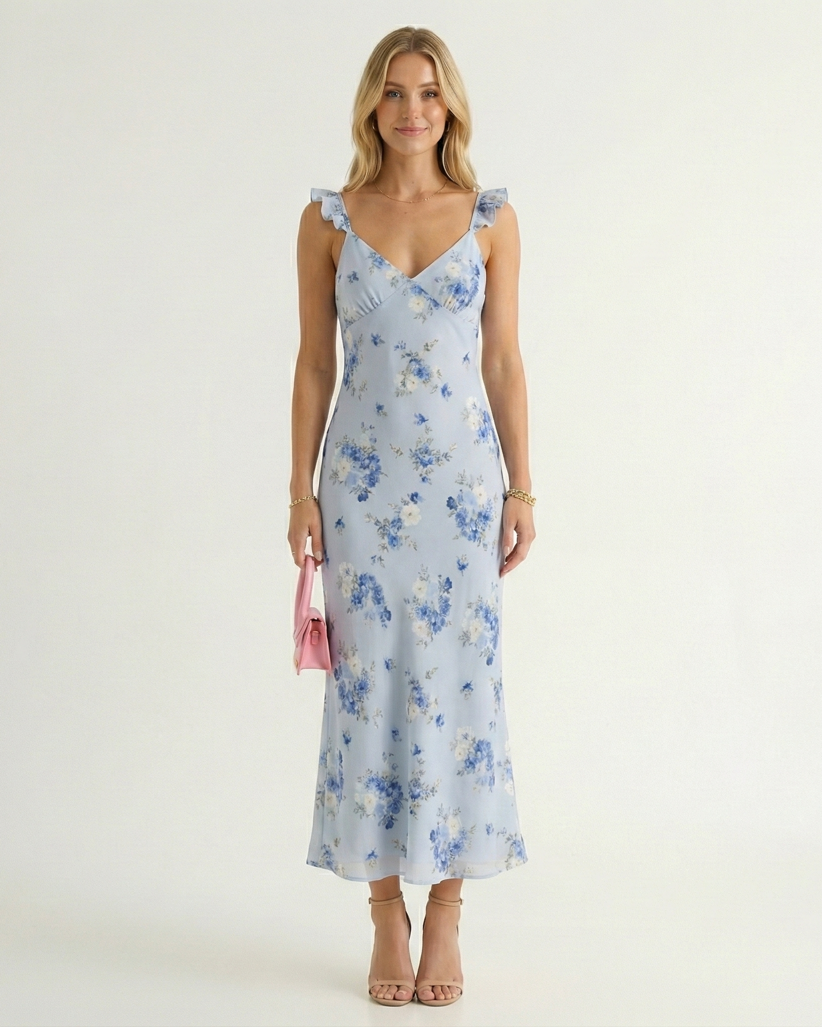 Sommerliches Blumenkleid