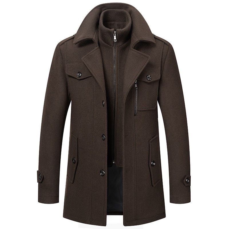Herren Wintermantel mit Innenjacke