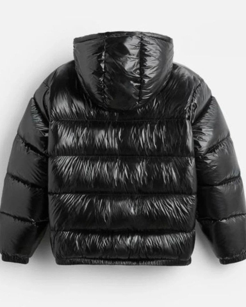 Herren Steppjacke mit Kapuze warm für den Winter