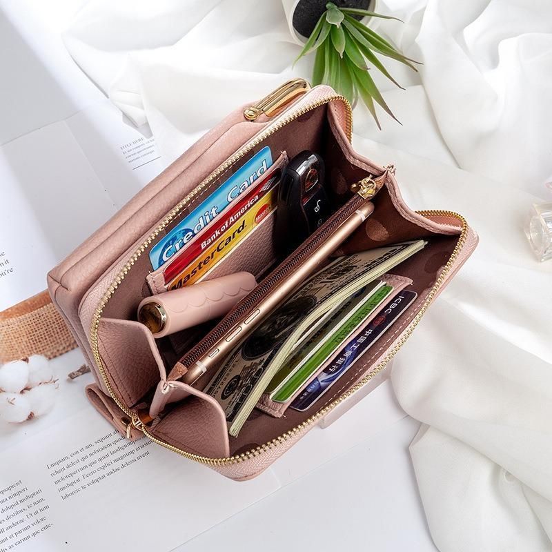 Crossbody Handytasche für Damen aus PU Leder
