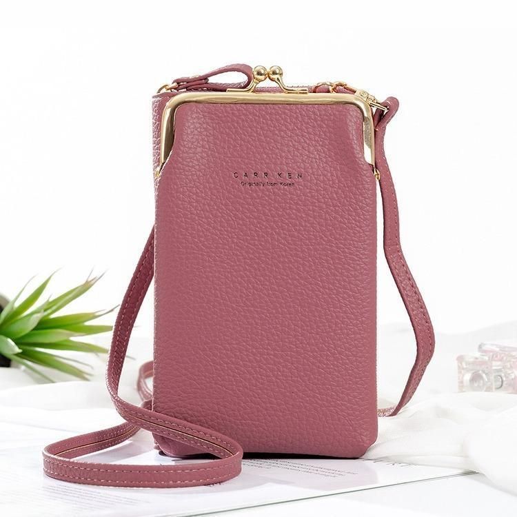 Crossbody Handytasche für Damen aus PU Leder