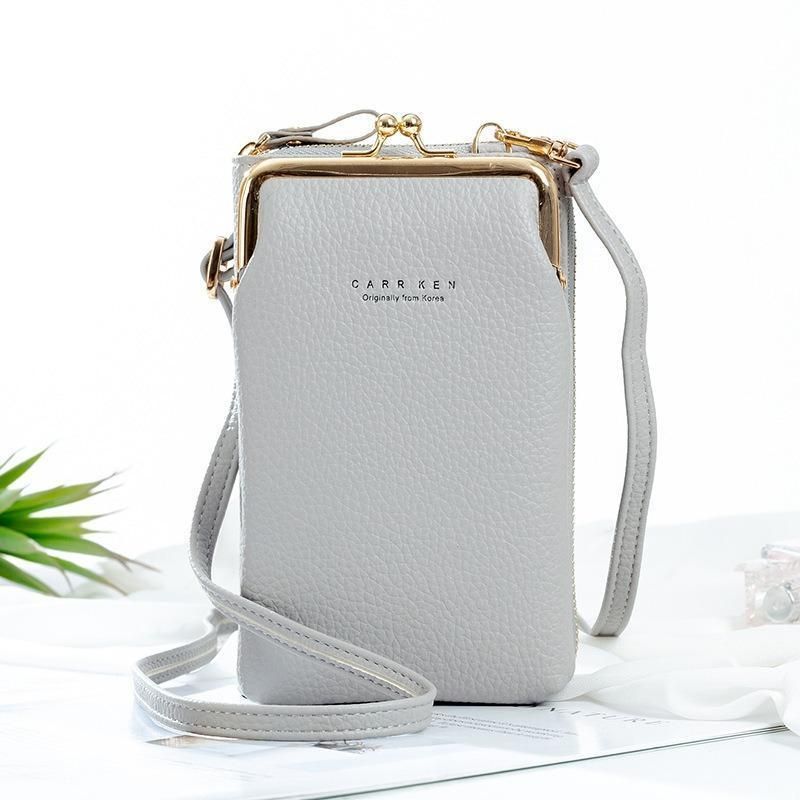 Crossbody Handytasche für Damen aus PU Leder