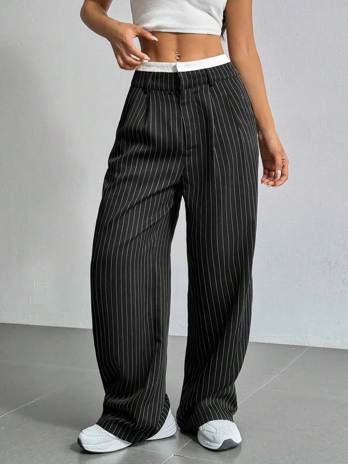 Damen Oslo Hose mit drapiertem Schnitt