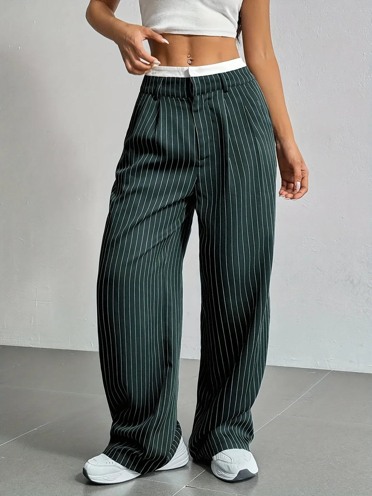 Damen Oslo Hose mit drapiertem Schnitt