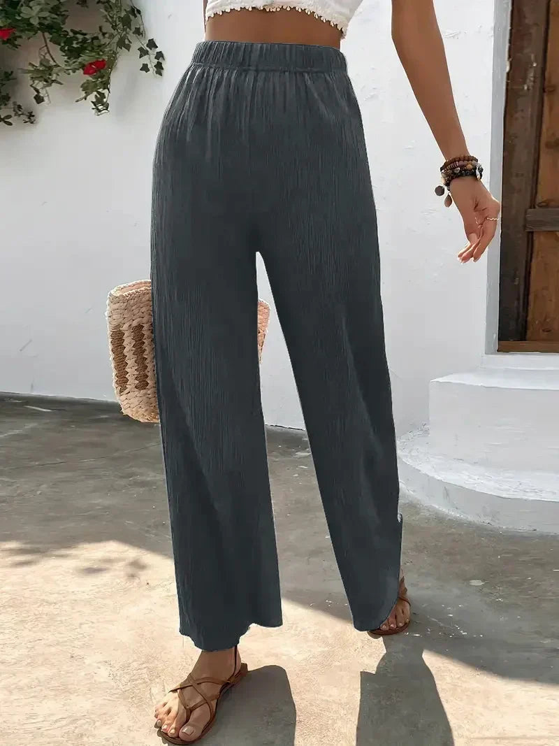 Damen Relax Hose mit elastischem Bund