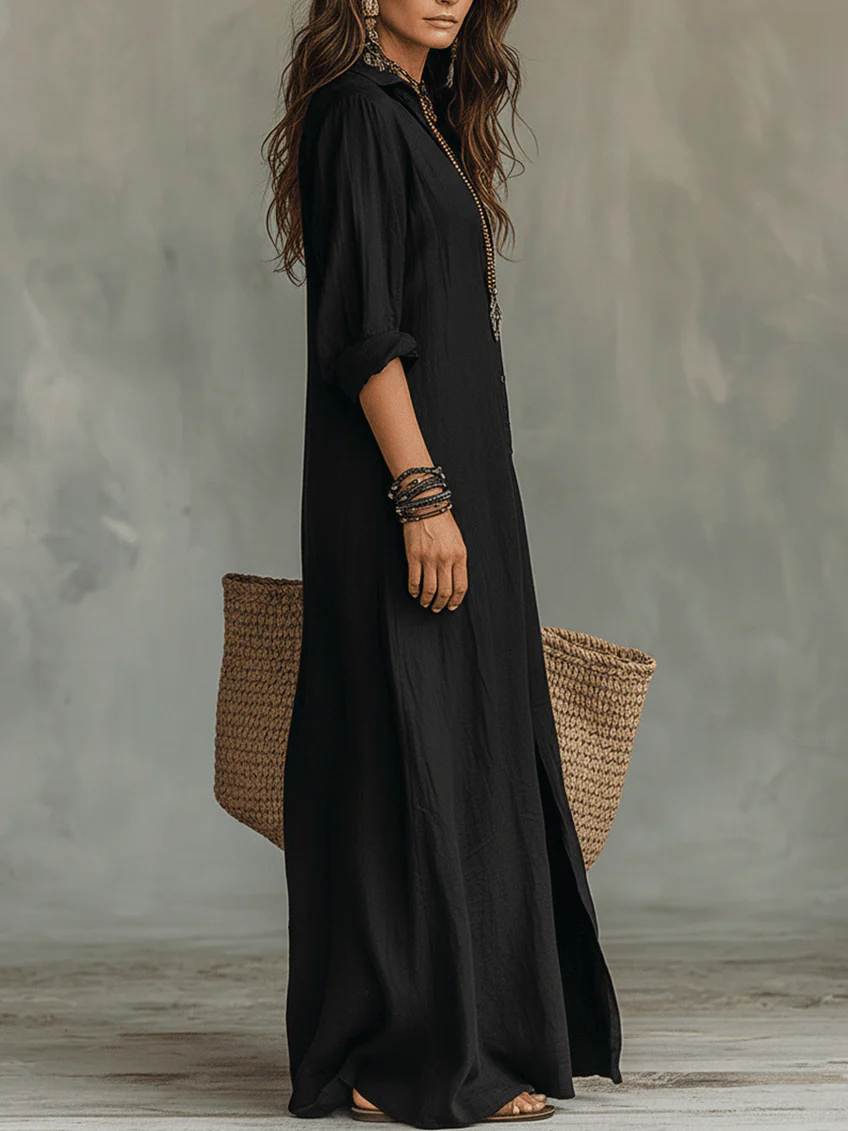 WILLOW | Müheloses Maxikleid schmeichelhafte Silhouette vielseitige Alltagstauglichkeit
