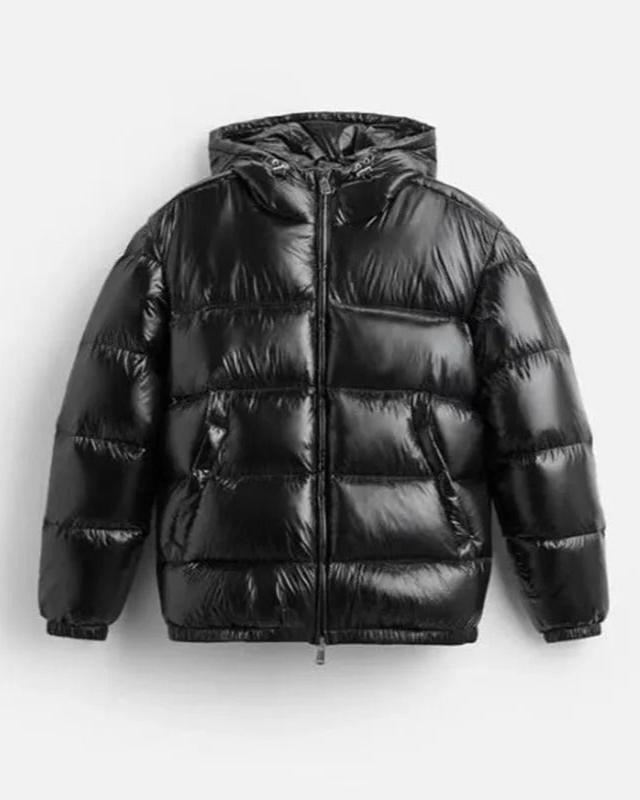 Herren Steppjacke mit Kapuze warm für den Winter