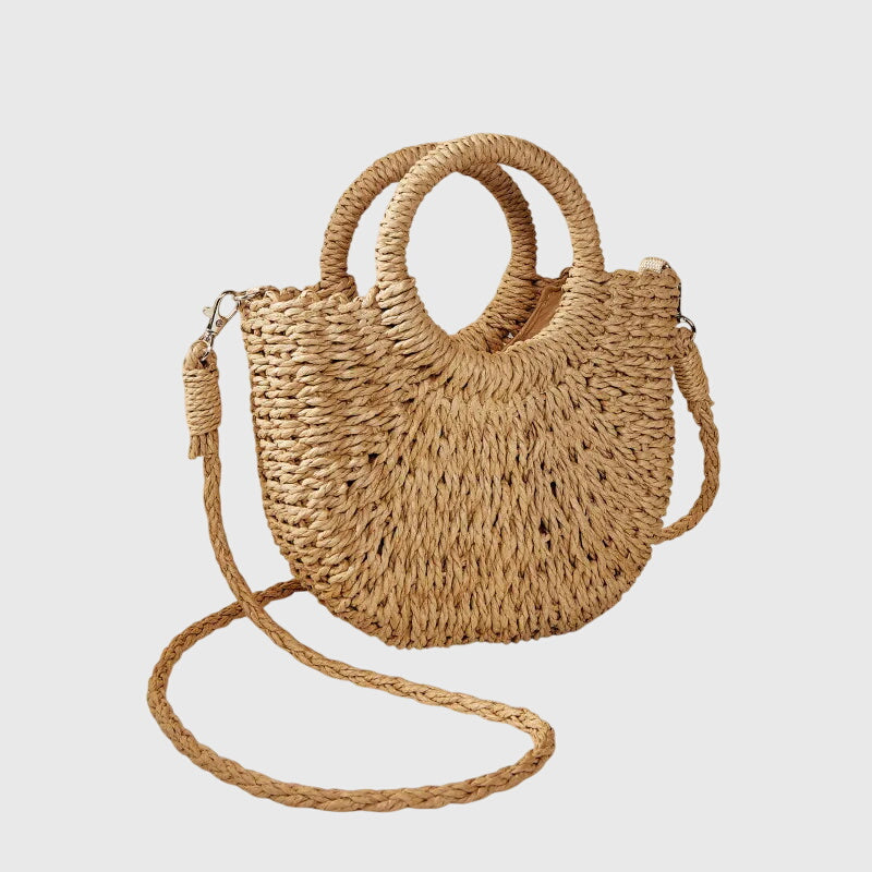 Lässige gewebte Handtasche