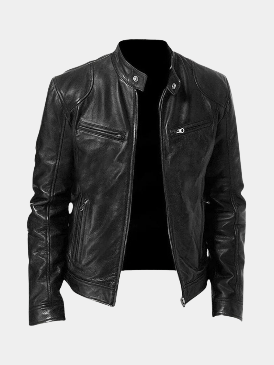 Herren Lederjacke zeitlos und vielseitig