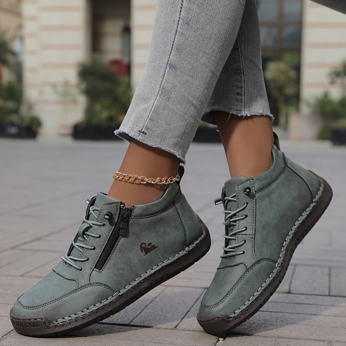 Damen orthopädische Sneaker mit gepolsterter Sohle