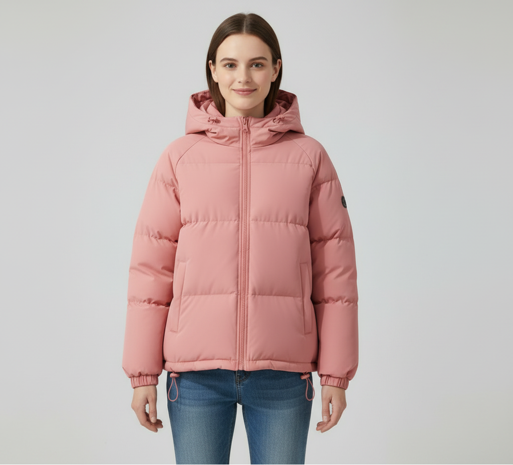 Mariette Damen Winterjacke mit Kapuze
