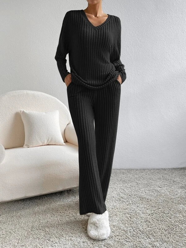 Damen Pullover Set mit weiter Hose Annabelle