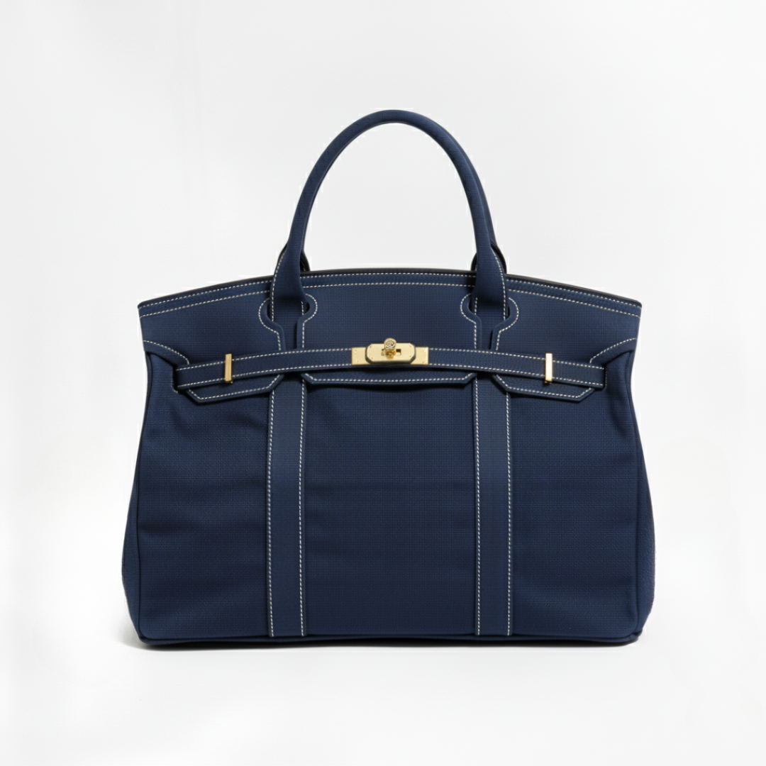 Boatkin Damen Tote Bag aus Canvas mit strukturierter Optik