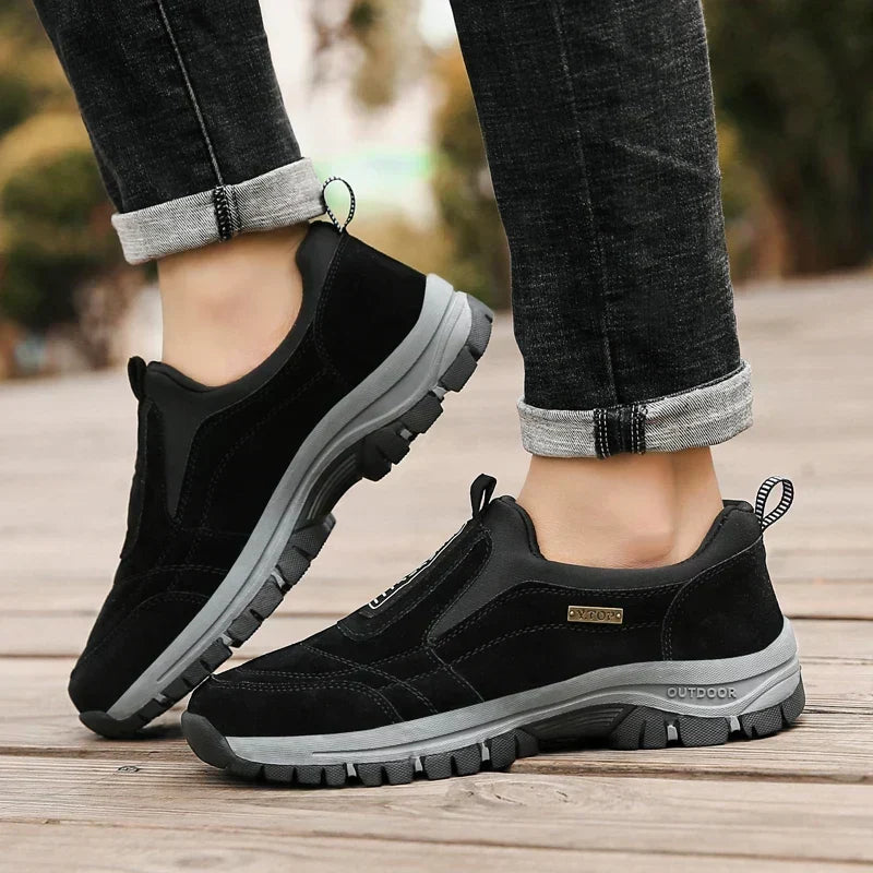 Herren orthopädische Schuhe mit dicker Sohle