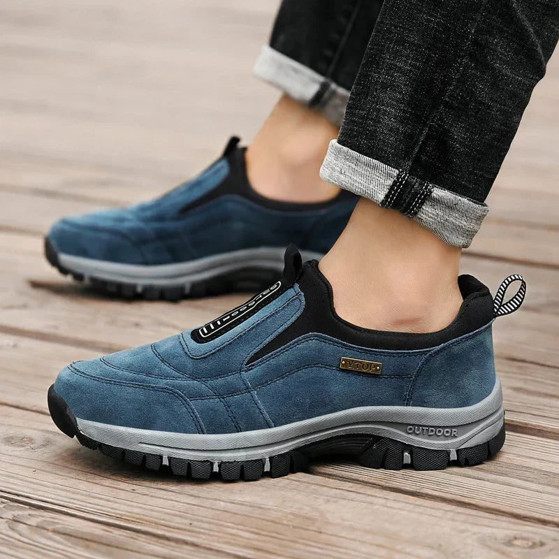 Herren orthopädische Schuhe mit dicker Sohle