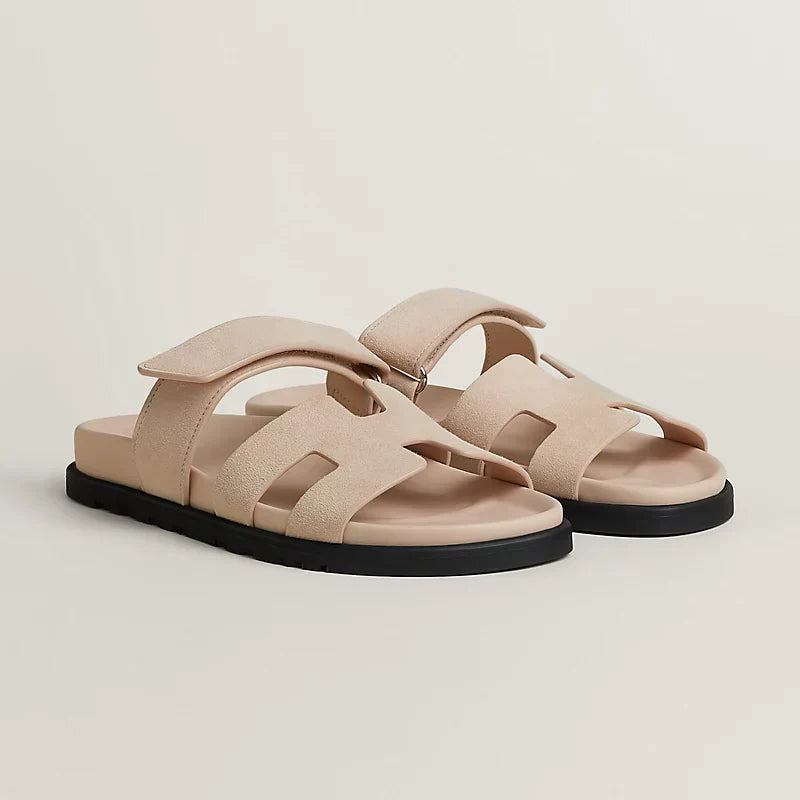 Jade Damen Sommer Sandalen mit verstellbaren Riemen Beige