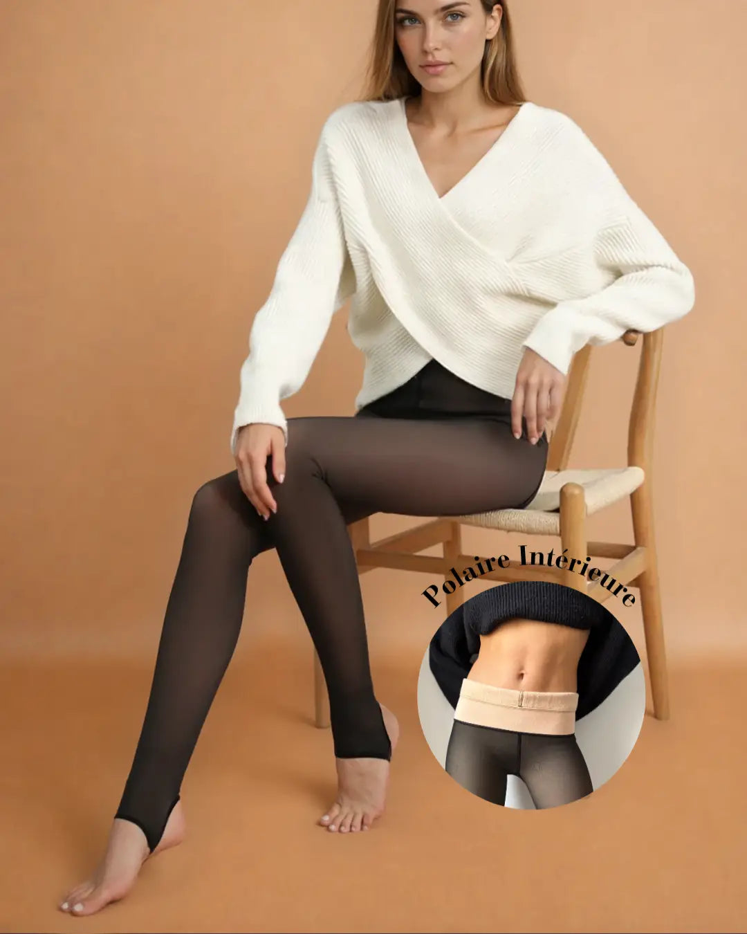 Damen Thermostrumpfhose mit Fleecefutter