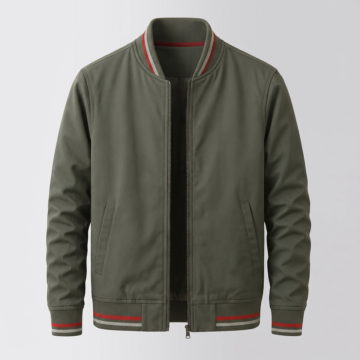 Herren leichte Übergangsjacke mit Streifen