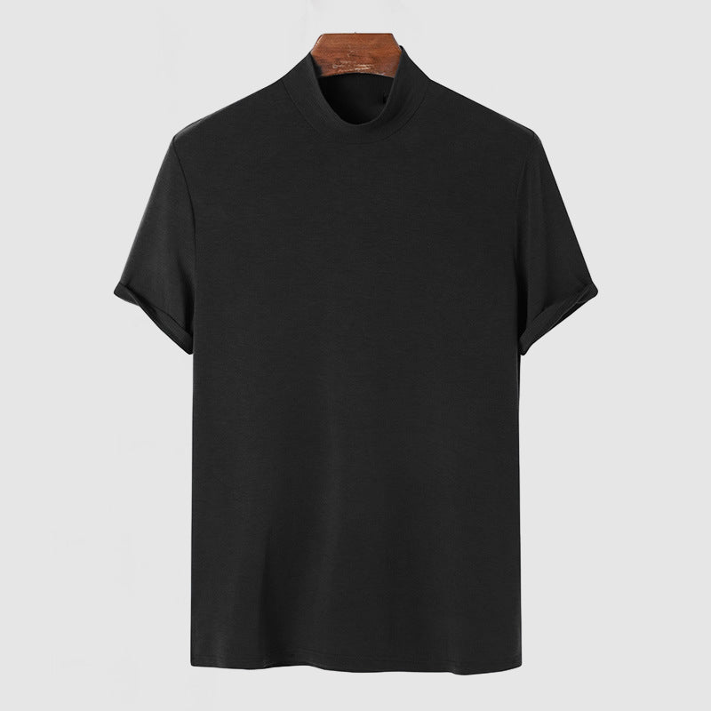 Herren T Shirt mit Stehkragen atmungsaktiv und bequem