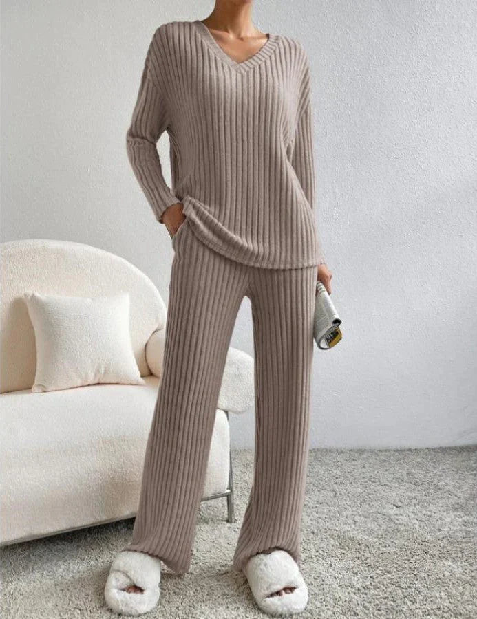 Damen Pullover Set mit weiter Hose Annabelle