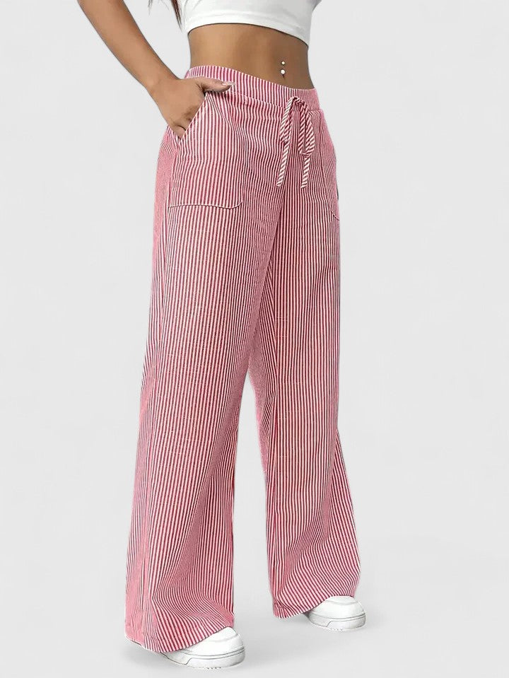 Birgit™ – Bequeme Weite Hose mit Eleganten Details