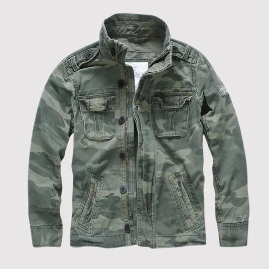 Herren Feldjacke mit Stehkragen und Taschen